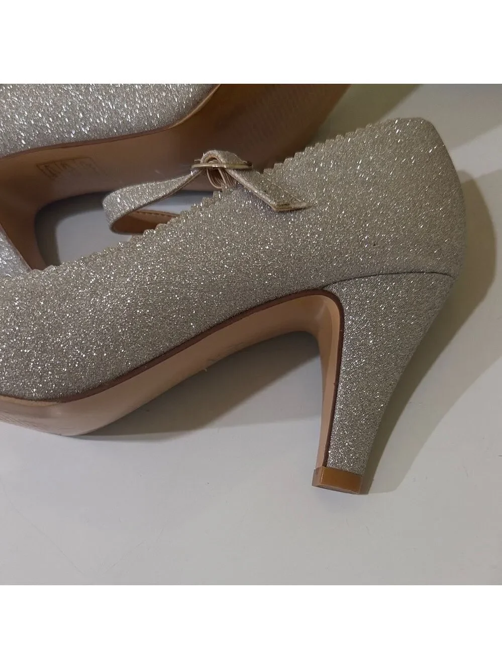 J.Adams PumpGlittering Silver Heels Women’s occasions Heels Wedding & Prom Heels